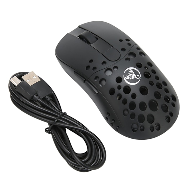 2.4G Trådløs Mus 800 1600 2400 3200 5000 10000DPI USB-Lading Ergonomisk Form Lysende Spillmus for Hjemmekontor