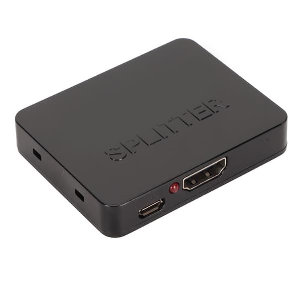 1 in 2 ut HD Multimedia Interface-delare för dubbla bildskärmar, stödjer Full HD 1080P 3D 1x2 4K HD Multimedia Interface-delare