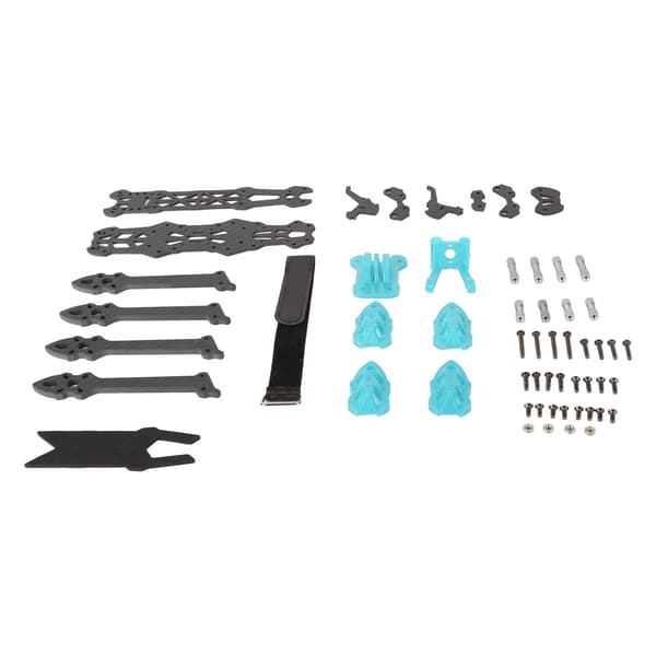 FPV Racing Drone Frame Professional 225mm Hjulbas Kolfiber Quadcopter Frame för RC Drone Tillbehör Blå