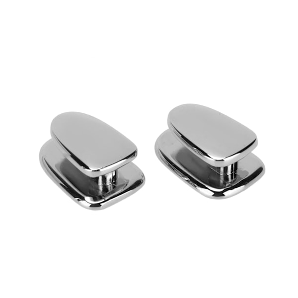 2 stk Bilkrok Mini Henger Sinklegering Multifunksjonell Oppbevaringsholder for Handlepose Nøkkel USB-kabel Hodetelefoner Sølv