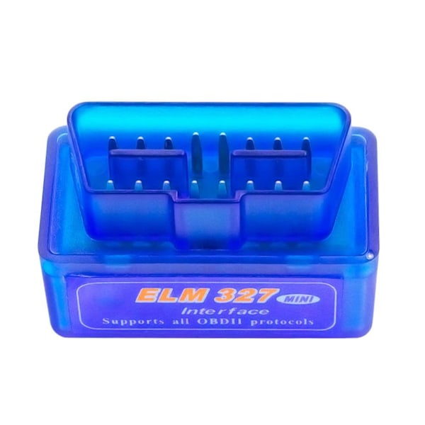 OBD2 V1.5 Bluetooth 5.1 Skanner för ELM327 Bildiagnostiskt Skanningsverktyg Kompatibelt för IOS för Android Bildetektor Blå