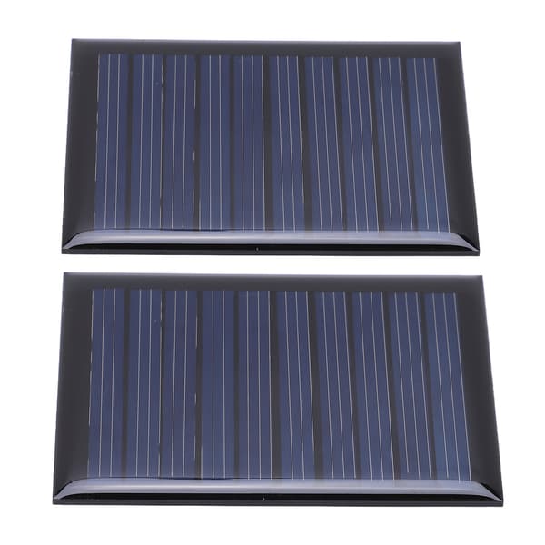 2 ST 5V 50mA Solcelle Epoxi Modulkort Mini Solar Polysilicium Panel 60x44mm