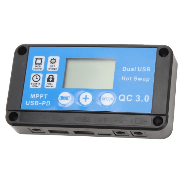 100W polysilicium solpanelssæt med 30A MPPT-controller - Dobbelt USB-port til autocamper