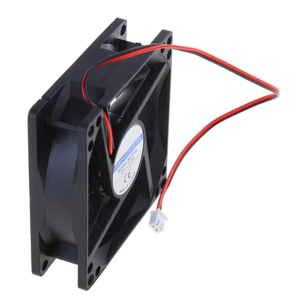 8025 til DC 12V 2-benet køleventilator 80mm lydløs CPU-ventilator til DC børsteløs med 20cm[SZ]