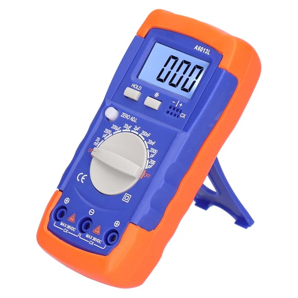 Digital Multimeter Hög Noggrannhet Intelligent Kapacitansmätare Analysator med LCD-Display A6013L