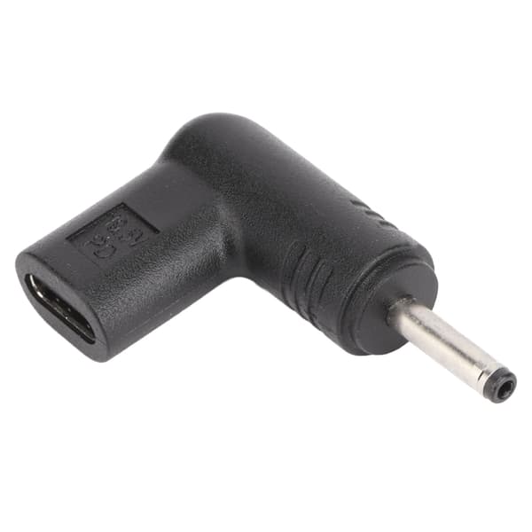 100W PD USB 3.1 Type C -naaras USB C - DC 18.5‑20V 3.0x1.1mm sovitin PD-emulaattorilla, 90 asteen kulma