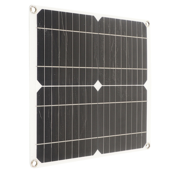 Monokristallin silikon vattentät solpanel - hög prestanda för husbil, bil, båt, släp - 20W, 18V, 10A