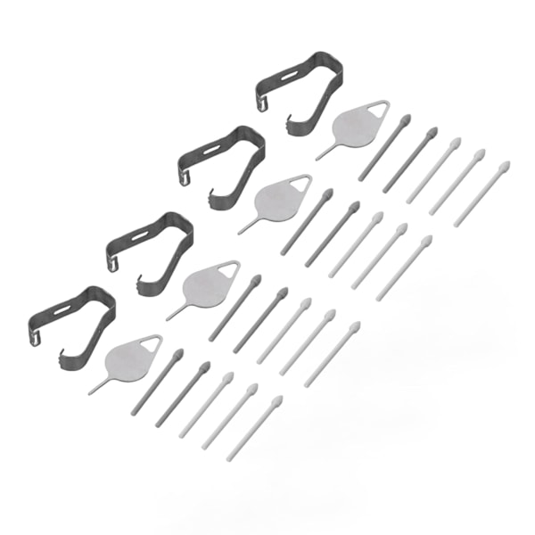 20 st Tab S6 Stylus-pennspetsar - Enkel installation, 4 pincetter, 4 utmatningspinnar, hållbara ABS SM P610 ersättningsspetsar för Tab S6