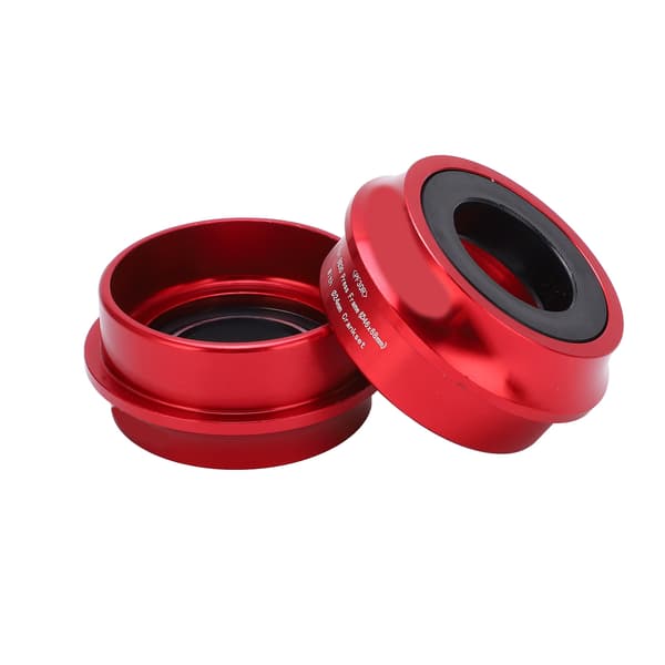 Bike Bottom Bracket Waterproof Dustproof Lightweight Bicycle Components with Washer Red