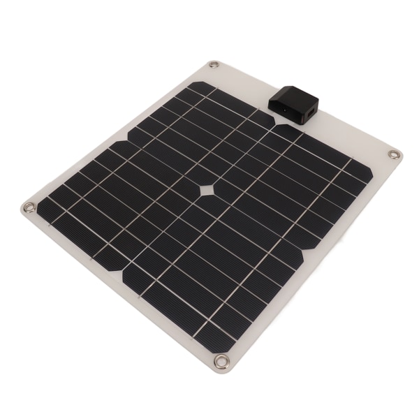 15W Vattentät Dual Output Solar Panel Kit för Bil Båt Trailer RV - Vit