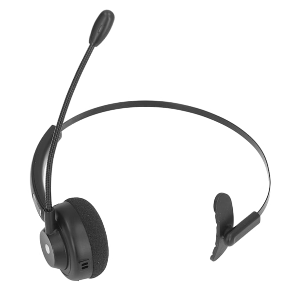 Bluetooth 5.1 Headset Multifunktionelt Enkelt Øre Støjreducerende Mic Trådløst Headset til Call Center Online Klasse