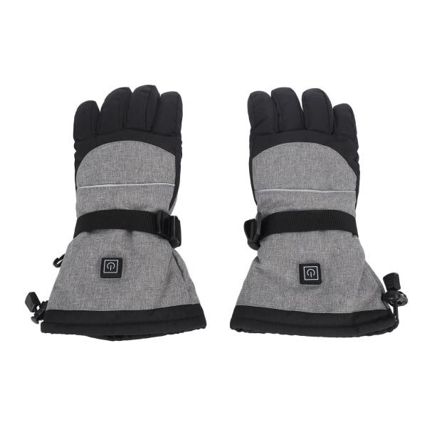 Vattentäta uppvärmda handskar för snowboard, vandring och cykling - batteridriven, 3 temperaturinställningar, pekskärmskompatibel