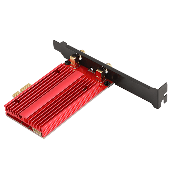 Wifi 6 Adapter 6GHz 5.8GHz 2.4GHz Maximalt 3000Mbps WiFi 6 Snabb Värmeavledning PCIE Trådlös Adapter för Stationär Dator