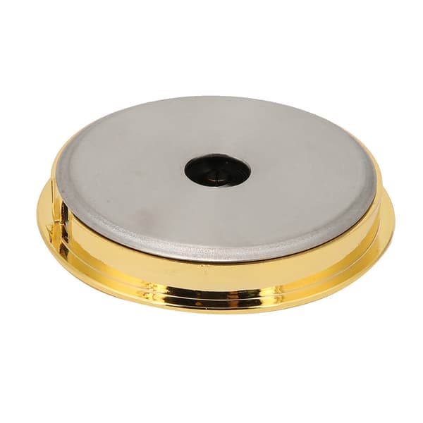 Guld Rund Termometer Hygrometer Luftfuktighet Temperaturmätare för Violin Gitarrfodral