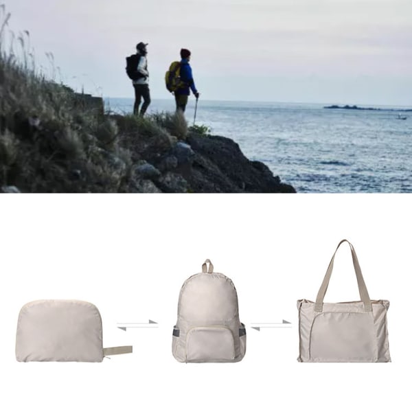 Foldbar vandrestrygsæk i vandtæt letvægtsdesign til camping og rejser