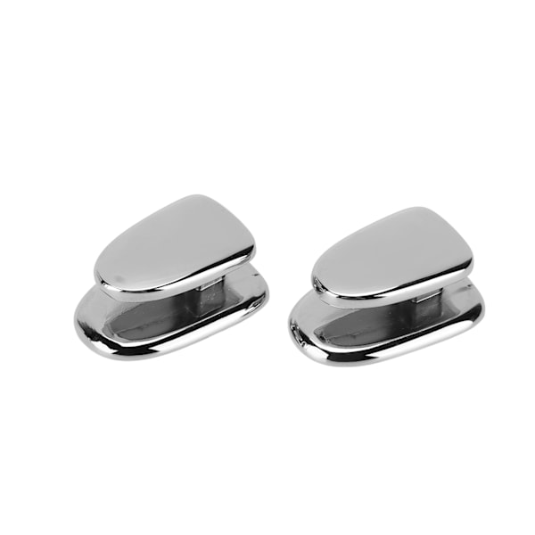 2 stk Bilkrok Mini Henger Sinklegering Multifunksjonell Oppbevaringsholder for Handlepose Nøkkel USB-kabel Hodetelefoner Sølv