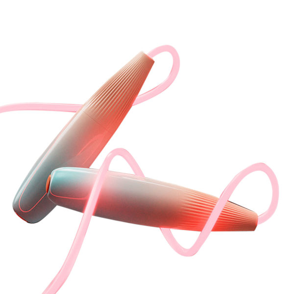 Luminous Hopprep Streamlined Design Cool Vacker Glödande Hopprep för Barn Nybörjare Vuxen Fitness Rosa One Size