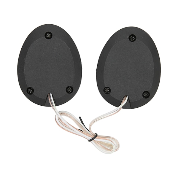 2 stk. Bil Tweeters 98dB 1000W Dome Innvendig Stereo Audio Høyttaler for Lydsystem Svart