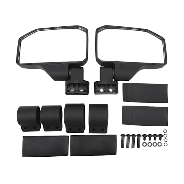 Clear Vision justerbart svart sidespeilsett for ATV UTV-motorsykkel