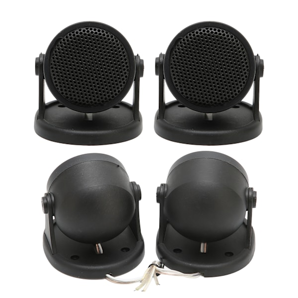 2 stk. Dome Tweeter Bil Audio Højttaler Sort 20W Højttaler Universal til Bil