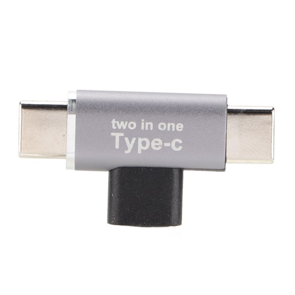 2 i 1 TypeC hona till mikrohane-adapter för IPhone TypeC Mobiltelefon Upgarde-tillbehör (dubbelt TypeC-gränssnitt)