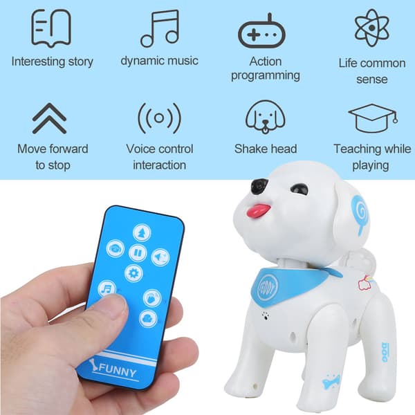 RC Robot Leke Fjernkontroll Programmering Elektronisk Robot Hund Barneleke