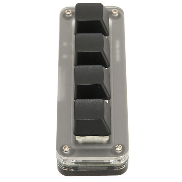 Programmerbar Knappsats USB 4 Tangenter Mini Portabelt Mekaniskt Tangentbord HID DIY Programmerbart Tangentbord RGB OSU Gaming Knappsats