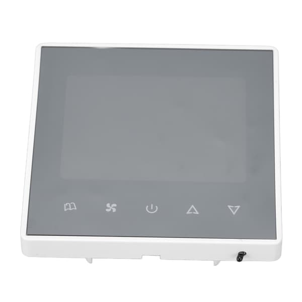 Digital Termostat LCD-skärm Touchscreen Smart Luftkonditionering Temperaturregulator för Hem Hotell AC220V Vit