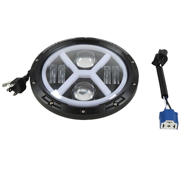 Motorsykkel LED-frontlykt - Vanntett, 2000LM, Universal Passform, Hvit Gul belysning