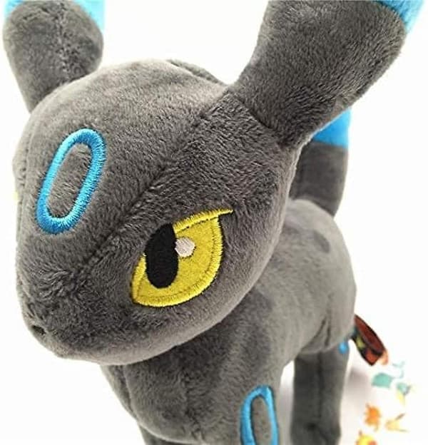 Umbreon Eevee Evolution Stående Glänsande Djurplysch Kvalitets Tecknade Leksaker