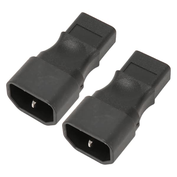 IEC320 C14 til C9 Strømadapter Hann til Hunn 6A 250V Strømkontakt Adapter for PDU Server UPS Sokkel 2 stk