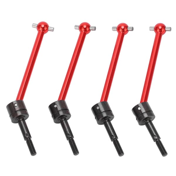 4 stk RC Metal Universal CVD Drivaksel Sæt til Tamiya TT02B 1/10 RC Bil Opgraderingsdele Rød