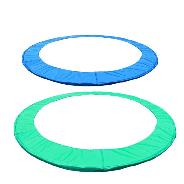 Trampoline sikkerhetstrekk med fjærpolstring - blå 2,44m diameter