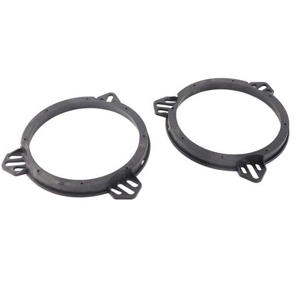 6,5 tommer svart dørhøyttaleradapter Avstandsringer for Subaru Impreza Forester (2 stk)