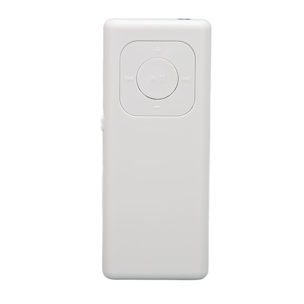 MP3-spelare med förlustfri ljudstöd, 64 GB minneskort, bärbar mini-musikspelare för studier, arbete och avkoppling, vit
