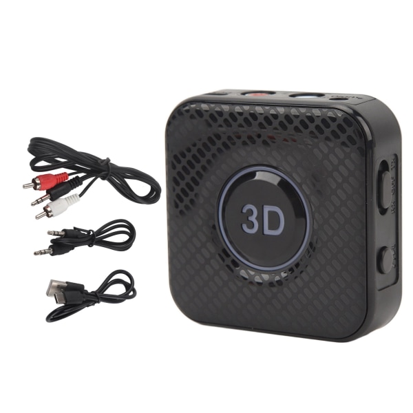Stabil 3,5 mm Bluetooth 5.1 trådløs adapter for bil & hjemmstereo