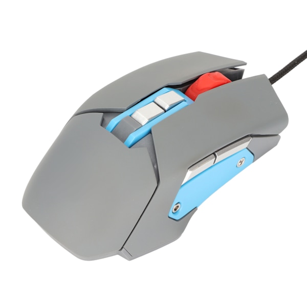 Röstmus med Makroprogrammering, Inbyggd Mikrofon och Högtalare, Färgad Bakgrundsbelysning, 3 DPI-nivåer, Kontors- och Gamingmus