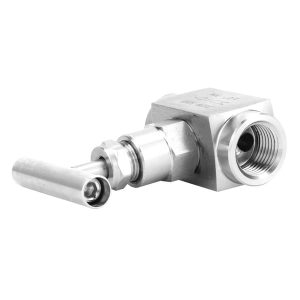 Rustfrit stål BSPP hungevind lige nåleventil til vandtransmission (1/2in)