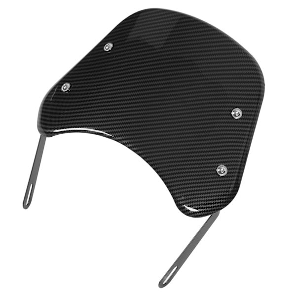 Motorcykel vindruteavvisare - vattentät kolfiberstil, universell passform (21 cm/8,27 tum)