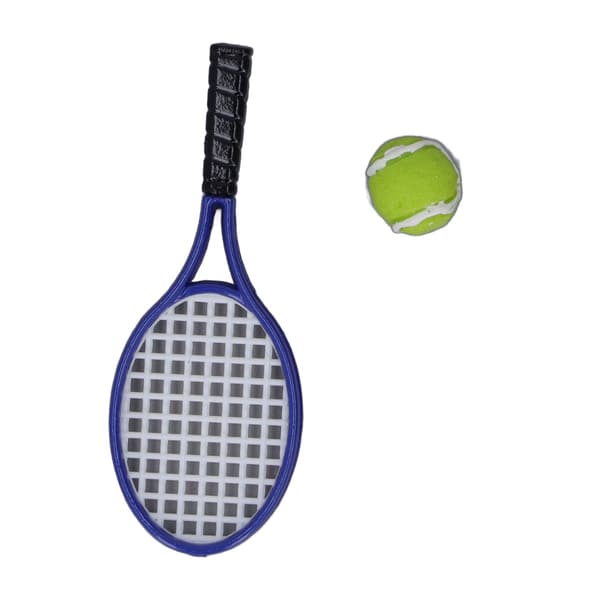 1:12 Bold Sæt Dukkehus Tilbehør Simuleret Tennis Ketsjer og Bold til Børn
