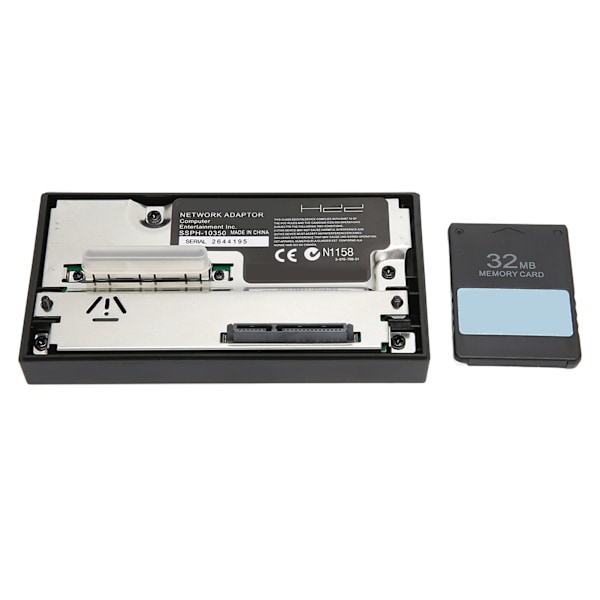 Spillharddiskadapter SATA-grensesnitt Nettverksadapter med 32 MB FMCBV1.953 minnekort for PS2-konsoll