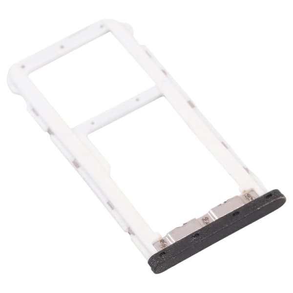 (Ny) SIM-kortfack + SIM-kortfack / Micro SD-kortfack för ZTE Blade V9 Vita Black