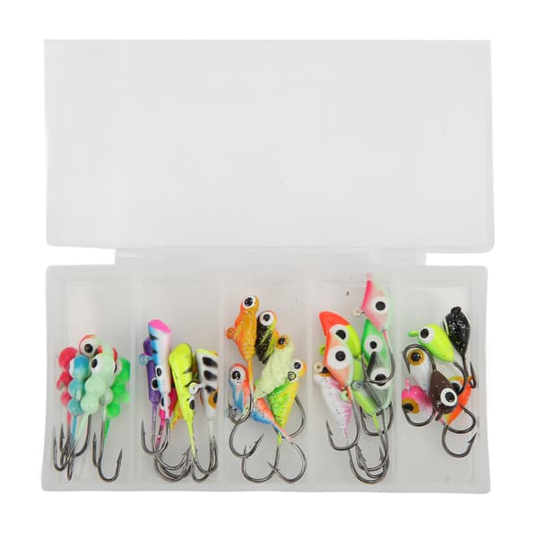 Vinterfiske Lokkemiddel Jigger Kunstig Mini Isfiskekroker Lite Hode Jig Bait