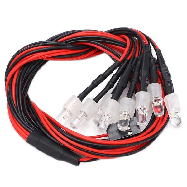 RC Model Car Lights General Modified LED Lights Accessories with Third Channel Control Switch