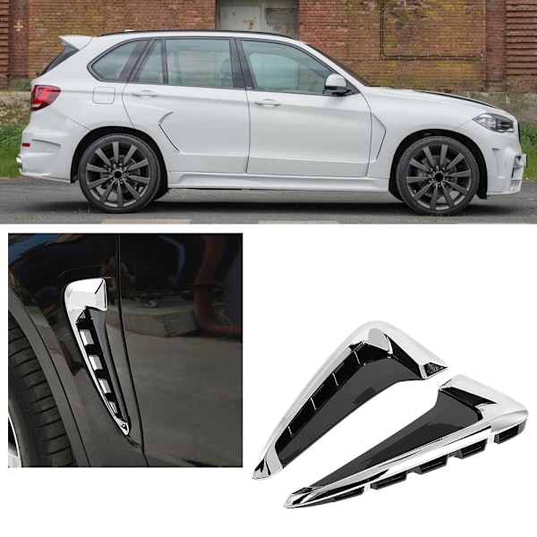 Auton lokasuojan ilmanpoistoaukon koristetarra X5 F15 (14-18) - 2 kpl:n sarja