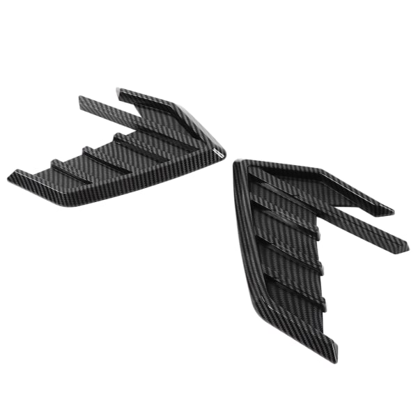 Carbon Fiber Style Bilsidoskydd Luftventil Trimdekal för A7 S7 4K8 2018-2020