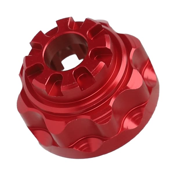 RC Differensialhus Aluminiumlegering foran og bak differensialhusdeksel Shell Reservedeler for 820564 1/10 RC Crawler Rød