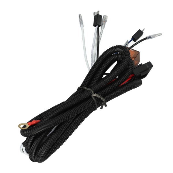 12V Horn Wiring Harness Relay Kit - 1,9m Kabel 50W En-till-Två Luftsignalhornkabel Relay-harness för Motorcykel Bil Lastbil
