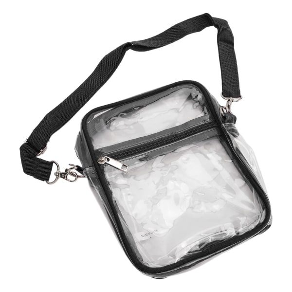 Justerbar PVC Clear Messenger Bag for gutter og jenter - Vanntett og stilig