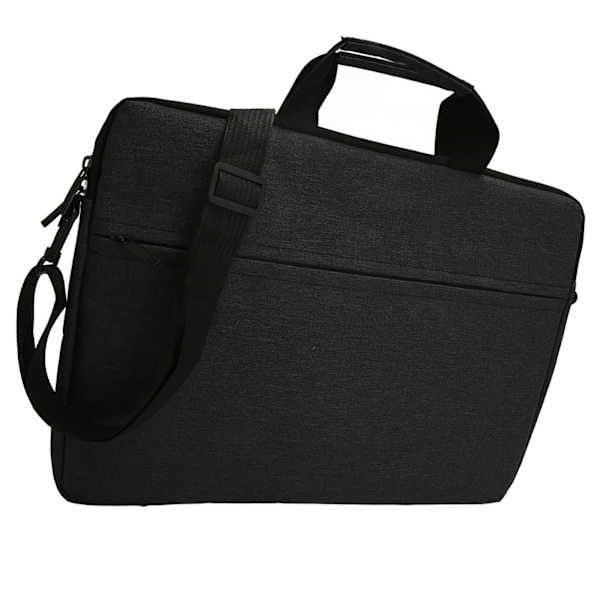15,6 tums Laptopfodral Vattentätt Polyester Laptopväska Bärbar Notebook Skyddande Väska för Resa Affärsresa Svart